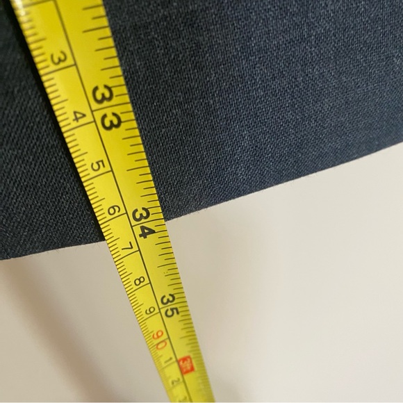 Stafford Blazer Men’s Dark Gray Two Button Wool Sport Jacket EUC - Picture 11 of 13